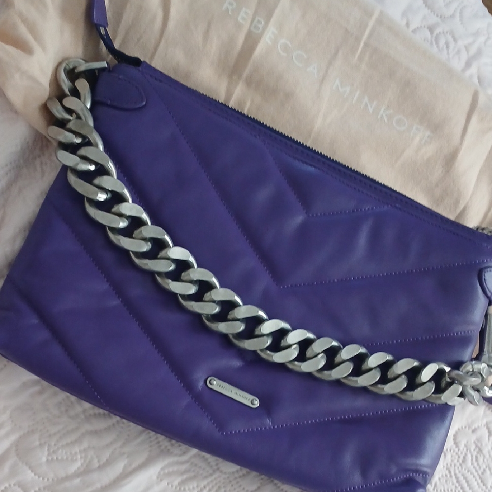 Rebecca Minkoff Violet Maxi  Bag with Silver Chain
